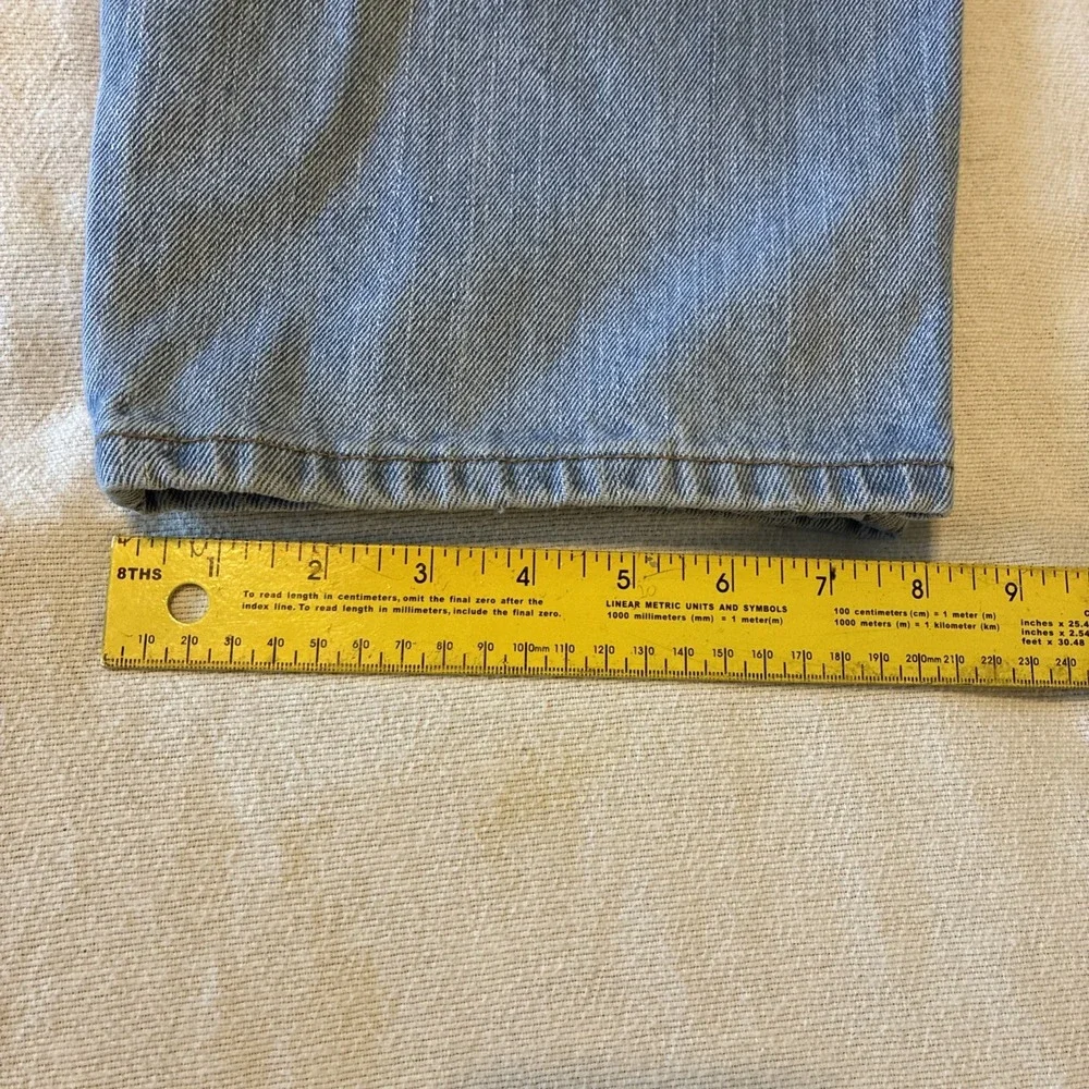 VTG‎ Levi's Mens Jeans 560 36 x 30* Comfort Fit Light Blue Tapered Leg Y2K